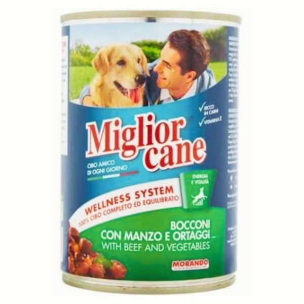 MIGLIOR CANE CON MANZO E QRTAGGI
