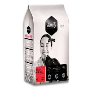 AMITY REALLY PET FOOD PREMIUM COMPLETE DOG FOOD BEEF & RICE 4KG