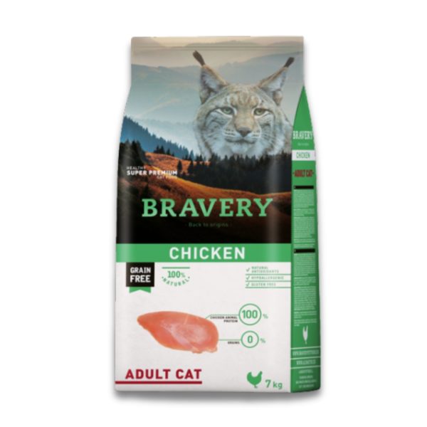BRAVERY BACK TO ORIGINS CHICKEN FOR ADULT CAT 7KG
