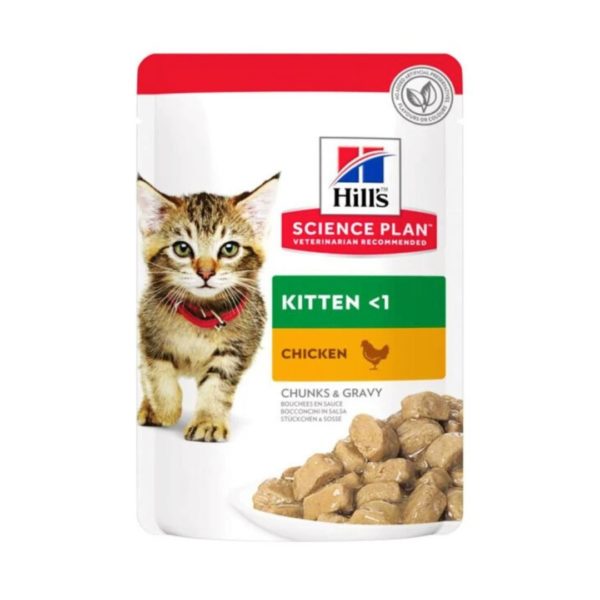 HILL'S SCIENCE PLAN KITTEN CHICKEN CHUNKS & GRAVY
