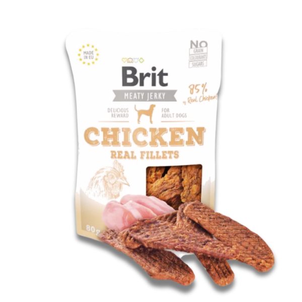 BRIT DELICIOUS REWARD FOR ADULT DOGS CHICKEN REAL FILLETS