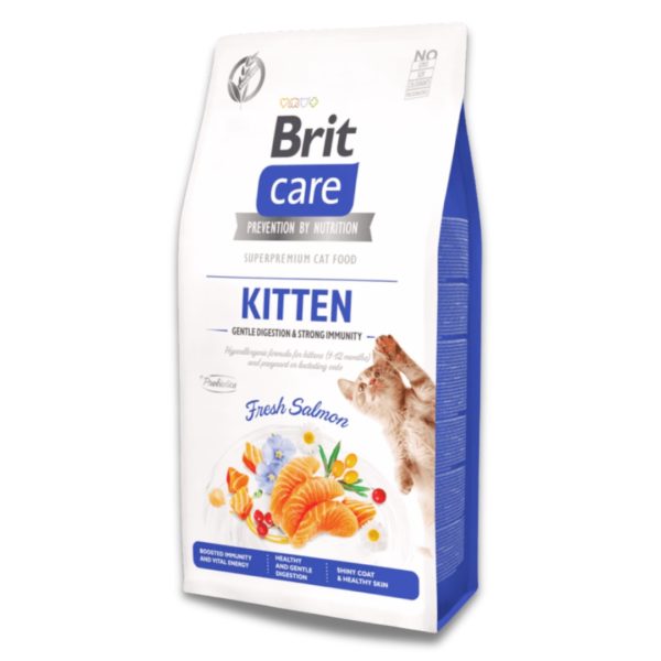 BRIT CARE SUPERPREMIUM CAT FOOD KITTEN FRESH SALMON