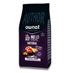 OWNAT THE REAL FOOD AUTHOR NATURE FOG FOOD FRESH DUCK & CHICKEN