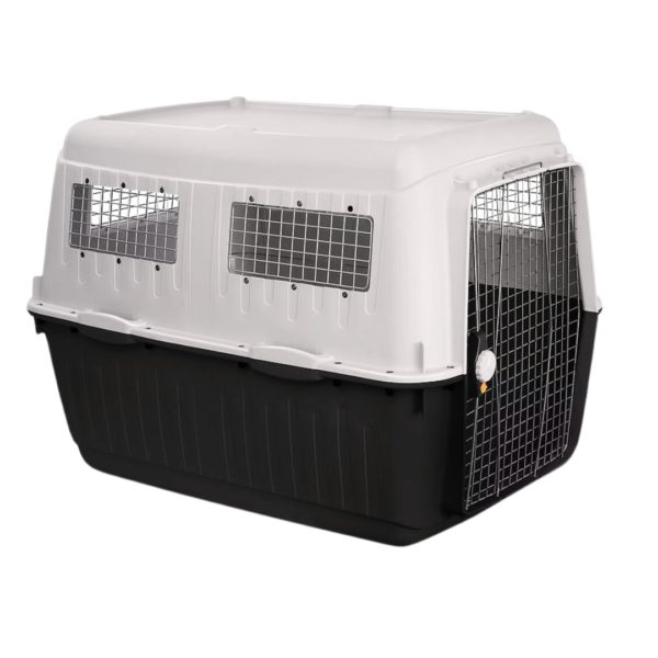 FERPLAST ATLAS 70 LARGE DOG CARRIER WITH ACCESSORIES – GREY