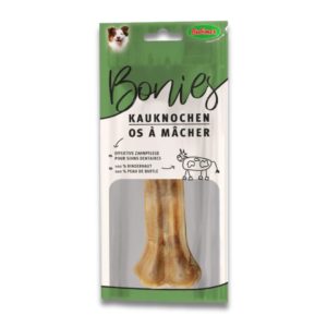 BUGIMAX BONIES KAUKNOCHEN OS À MÂCHER  EFFEKTIVE ZAHNPFLEGE POUR SOINS DENTAIRES 100 % RINDERHAUT 100 % PEAU DE BUFFLE