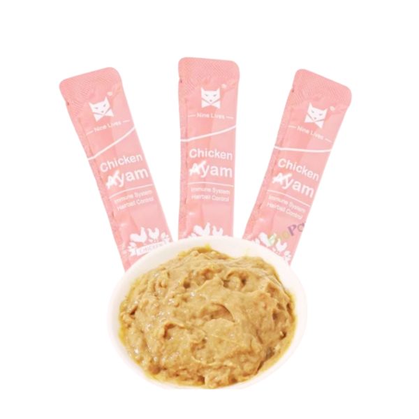 CAT CREAMY TREAT STICKS - WET CAT FOOD SNACKS