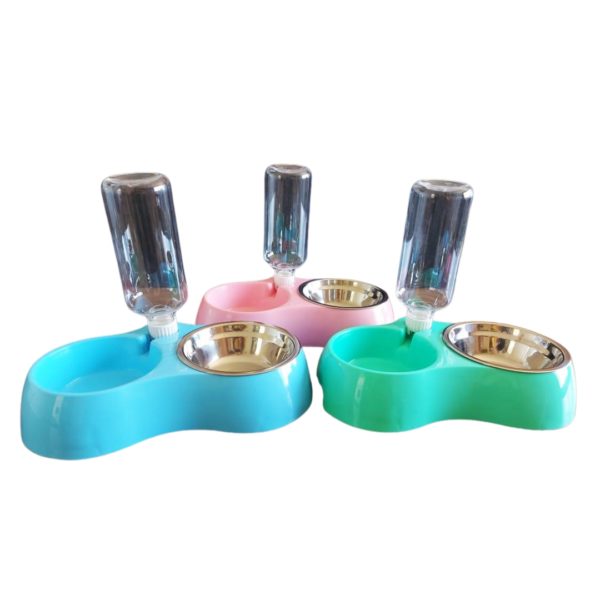 SALLADY KITTEN BOWL AUTOMATIC ELEVATED  NONSKID RAISED