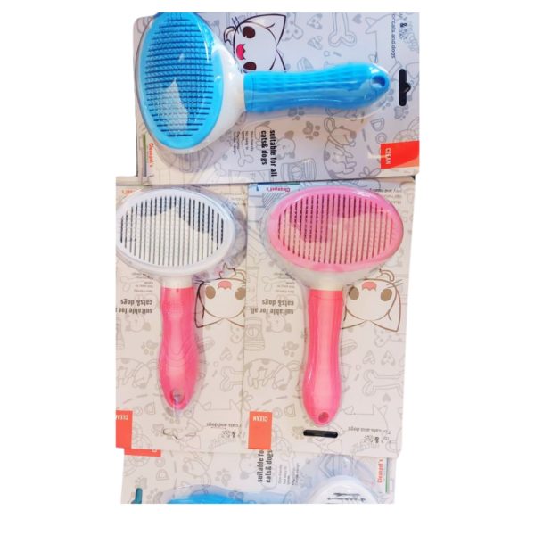 SELF-CLEANING PET HAIR REMOVAL COMB PET HAIR REMOVAL COMB CAT GROOMING COMB DOG COMBS CAT ACCESSORIES