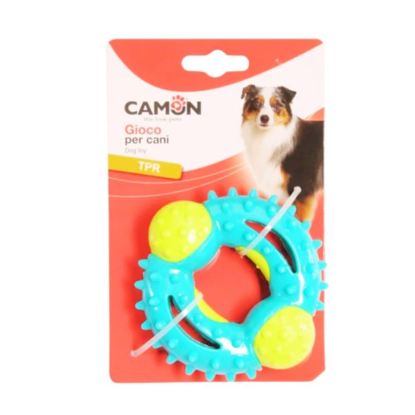 DOG TOY - TPR RING WITH TIPS