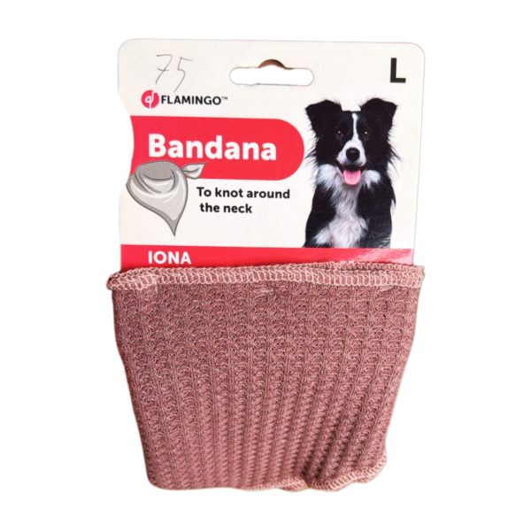 FLAMINGO IONA FABRIC PET BANDANA PINK