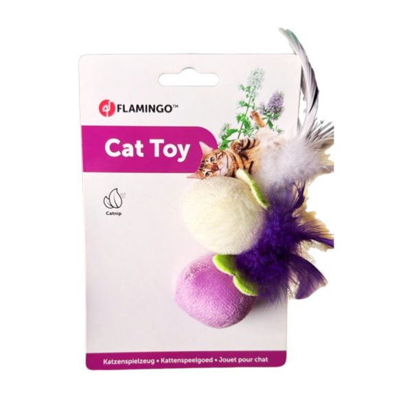 FLAMINGO JOUET SIKSKE SOURIS BLANC