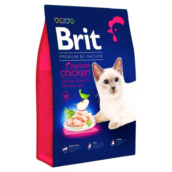 BRIT PREMIUM BY NATURE CAT STERILIZED CHICKEN