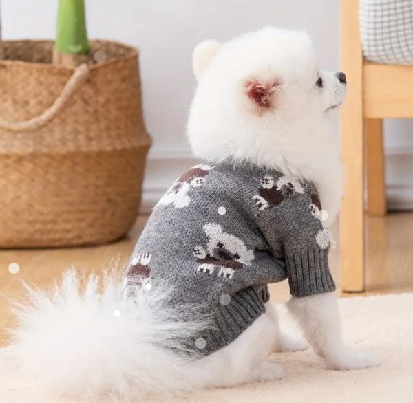 CUTE BEAR KNIT SWEATER FOR SMALL DOGS