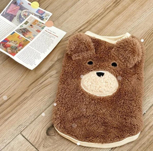 WINTER BEAR SWEATER JACKET FOR SMALL DOGS