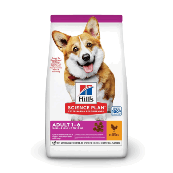 HILL'S SMALL & MINI ADULT DOG FOOD CKN