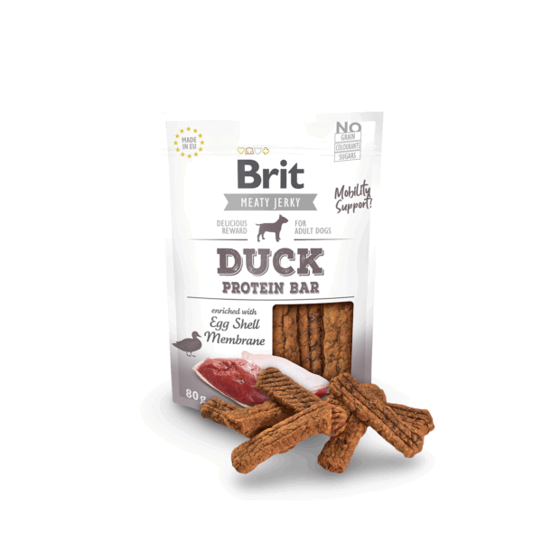BRIT MEAT JERKY SNACK–DUCK PROTEIN BAR