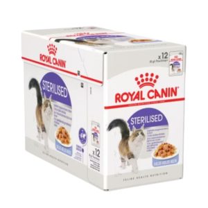 ROYAL CANIN LOT ROYAL CANIN CHUNKS IN LOAF FOR STERILIZED CATS 12×85G