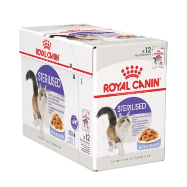 ROYAL CANIN LOT ROYAL CANIN CHUNKS IN LOAF FOR STERILIZED CATS 12×85G
