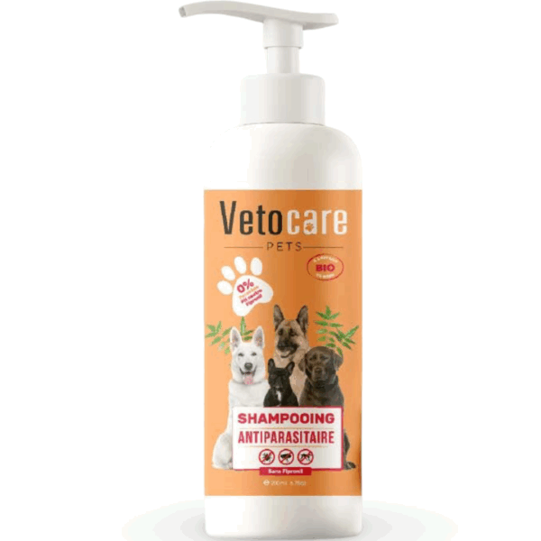 VETOCARE PETS ANTIPARASITIC SHAMPOO FOR DOGS 200ML