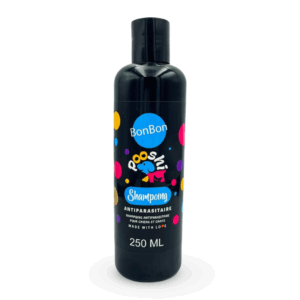 POOSHI ANTI-PARASITE SHAMPOO FOR DOGS AND CATS BONBON (250ML)