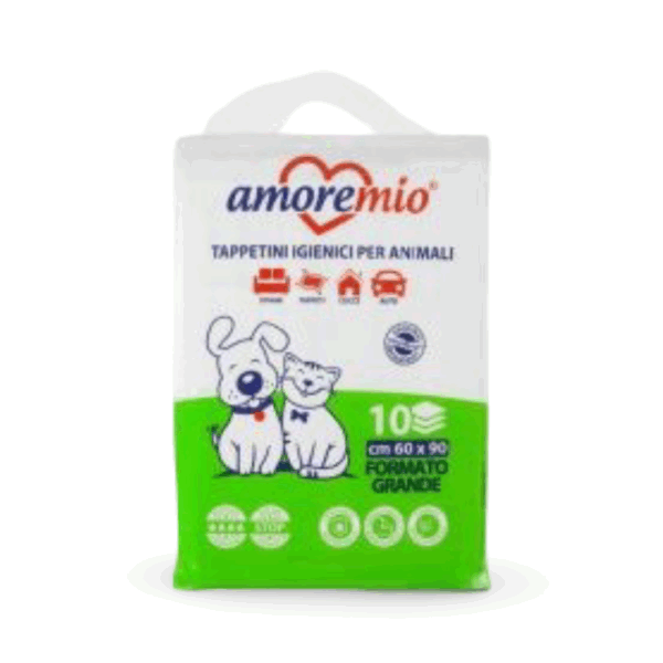 AMORE MIO | 40 EXTRA LARGE HYGIENE PADS FOR DOGS