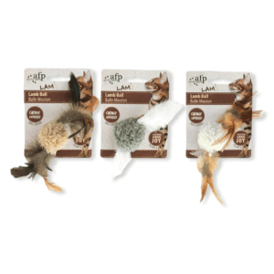 AFP ALL FOR PAWS LAMB BALL CAT TOY