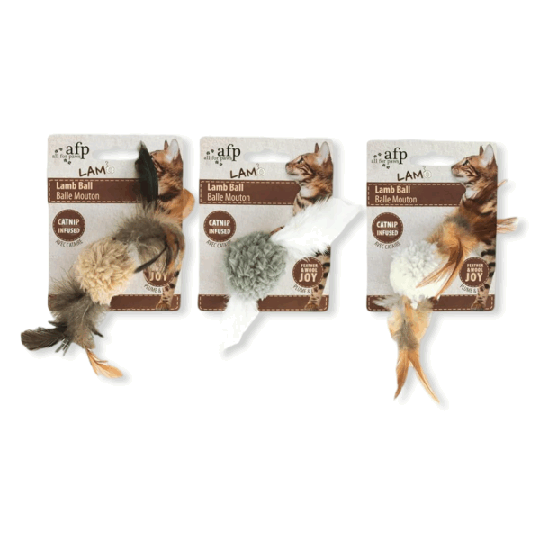 AFP ALL FOR PAWS LAMB BALL CAT TOY