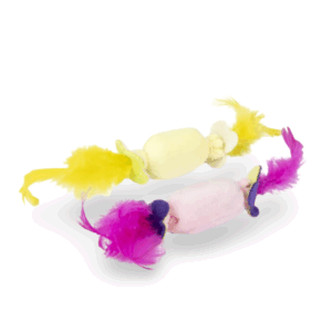 FLAMINGO TOY KITTEN KIDZ BALL & ROLL & MOUSE MULTIPLE COLOURS
