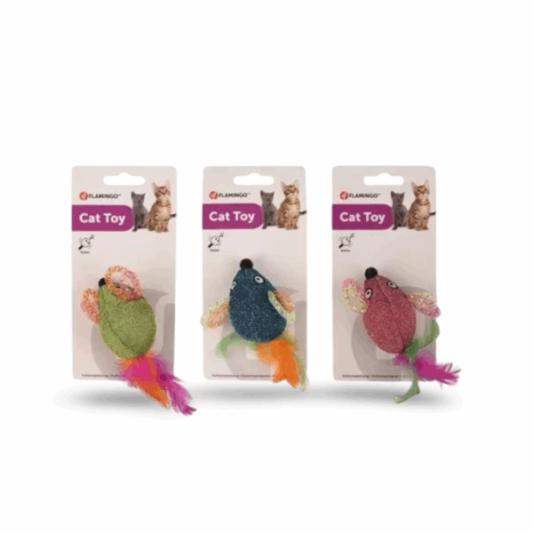 FLAMINGO – CAT TOY BLIX MOUSE 15CM