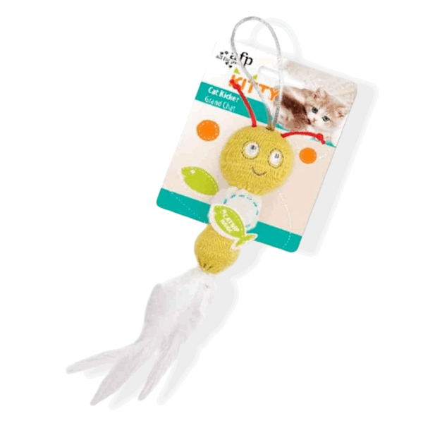 AFP ALL FOR PAWS KITTY – FEATHER CATERPILLAR CAT TOY