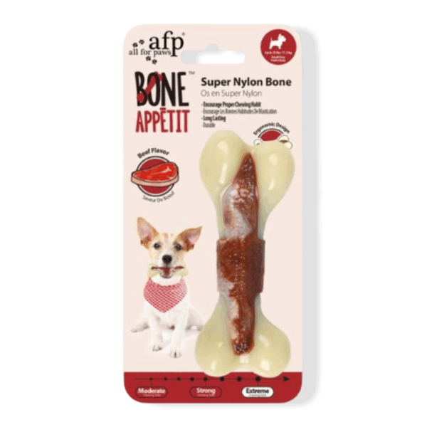 AFP SUPER NYLON BONE - BEEF FLAVOR INFUSED