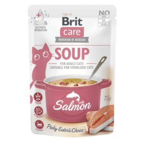 Brit Care Cat Soup Salmon (soupe au saumon pour chat)